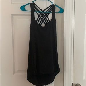Lululemon tank strappy back black